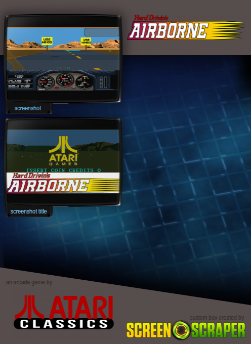 Hard Drivin's Airborne - Dos