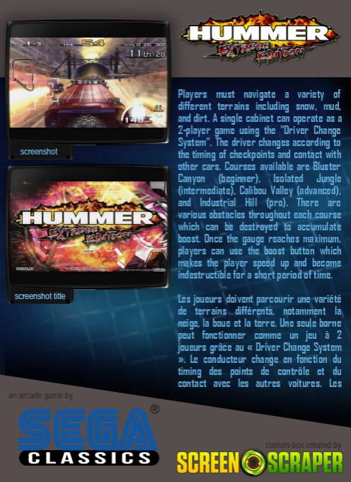 Hummer Extreme Edition - Dos