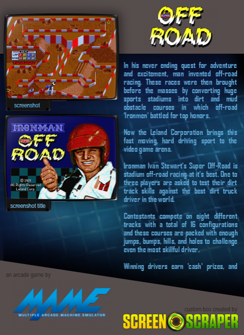 Ironman Ivan Stewart's Super Off-road - Dos