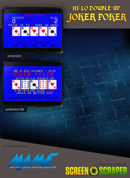 Joker Poker With Hi-Lo Double-Up - Dos