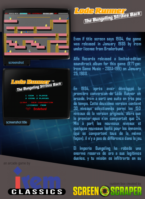 Lode Runner 2 - The Bungeling Strikes Back - Dos
