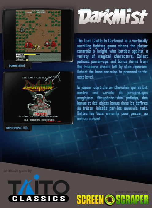 Lost Castle In Darkmist, The - Dos