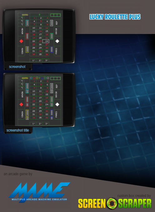 Lucky Roulette Plus - Dos