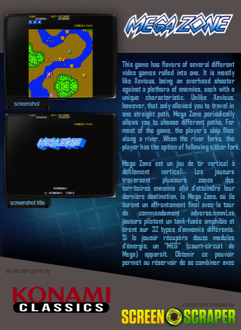 Mega Zone (Barcrest) (MPU5) - Dos