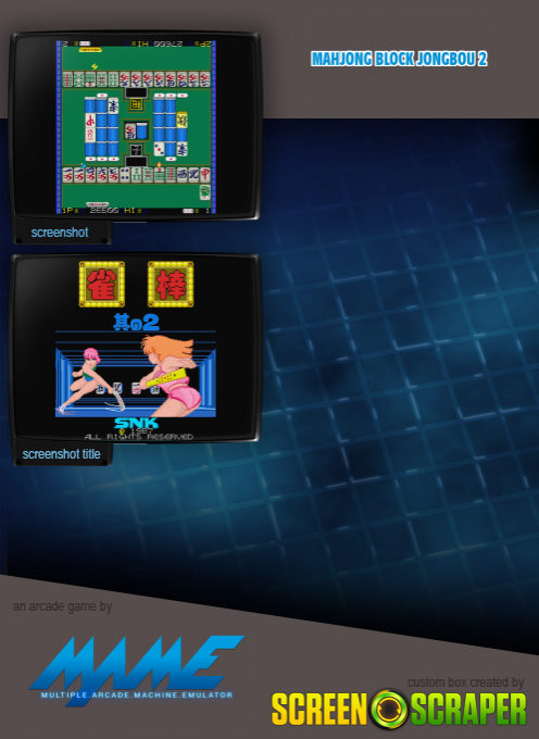 Mahjong Block Jongbou dos