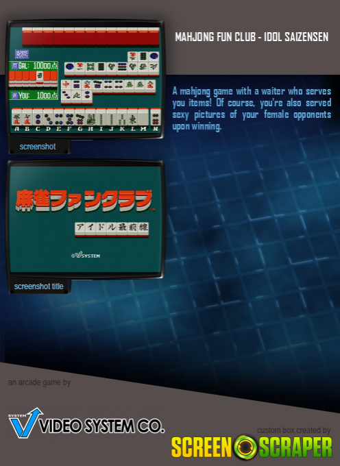 Mahjong Fun Club - Idol Saizensen - Dos