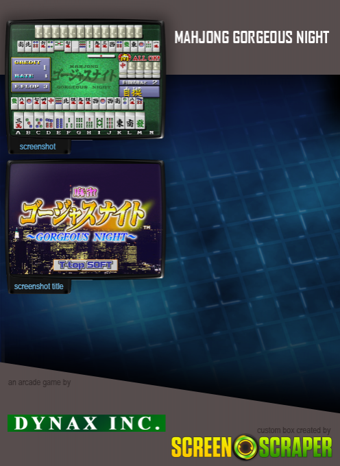 Mahjong Gorgeous Night - Dos