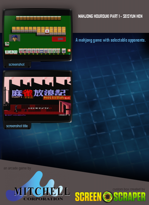 Mahjong Hourouki Part 1 - Seisyun Hen - Dos