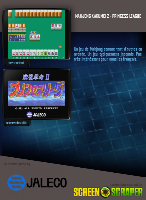 Mahjong Kakumei 2 - Princess League - Dos