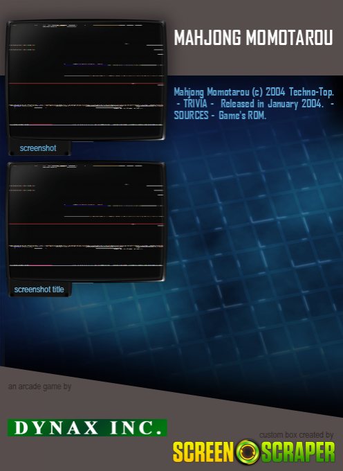 Mahjong Momotarou - Dos