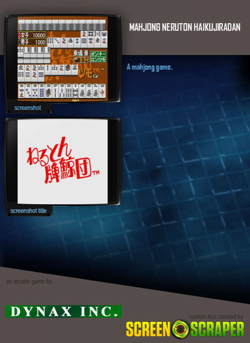 Mahjong Neruton Haikujiradan - Dos