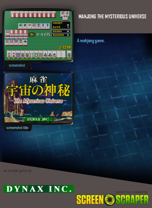 Mahjong The Mysterious Universe - Dos