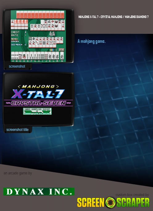 Mahjong X-tal 7 - Crystal Mahjong / Mahjong Diamond 7 - Dos