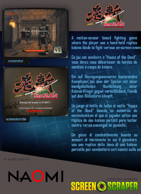 Mazan - Flash of the Blade - Dos