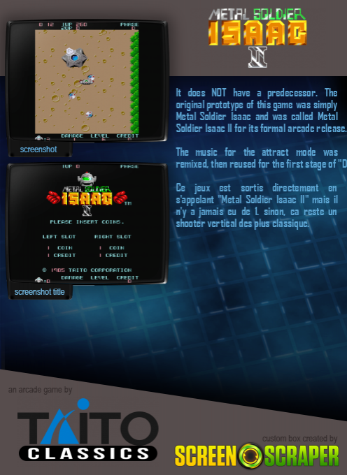 Metal Soldier Isaac 2 - Dos