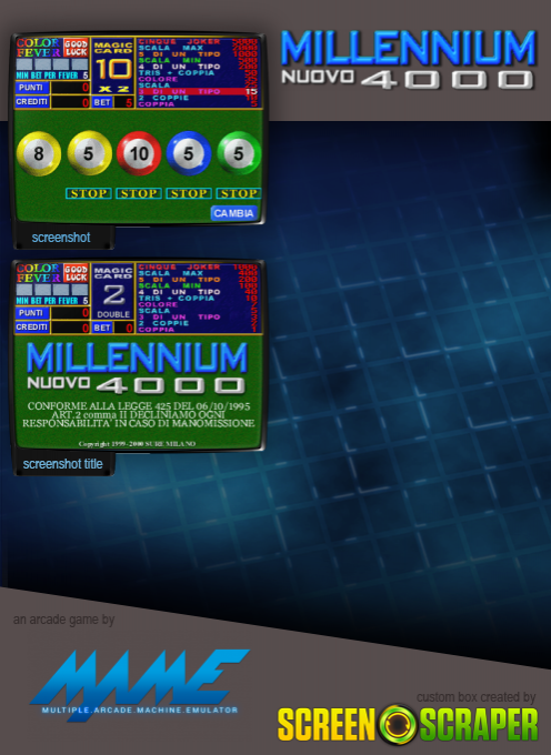 Millennium Nuovo 4000 - Dos