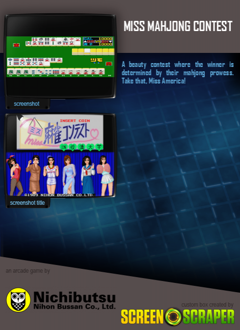 Miss Mahjong Contest - Dos