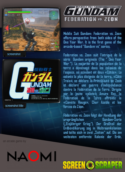Mobile Suit Gundam: Federation Vs. Zeon - Dos