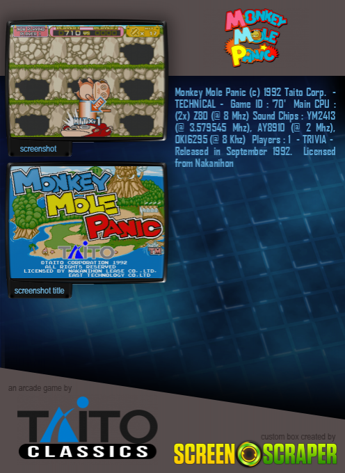 Monkey Mole Panic - Dos