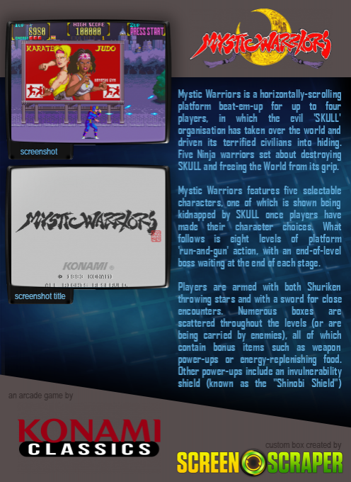 Mystic Warriors dos
