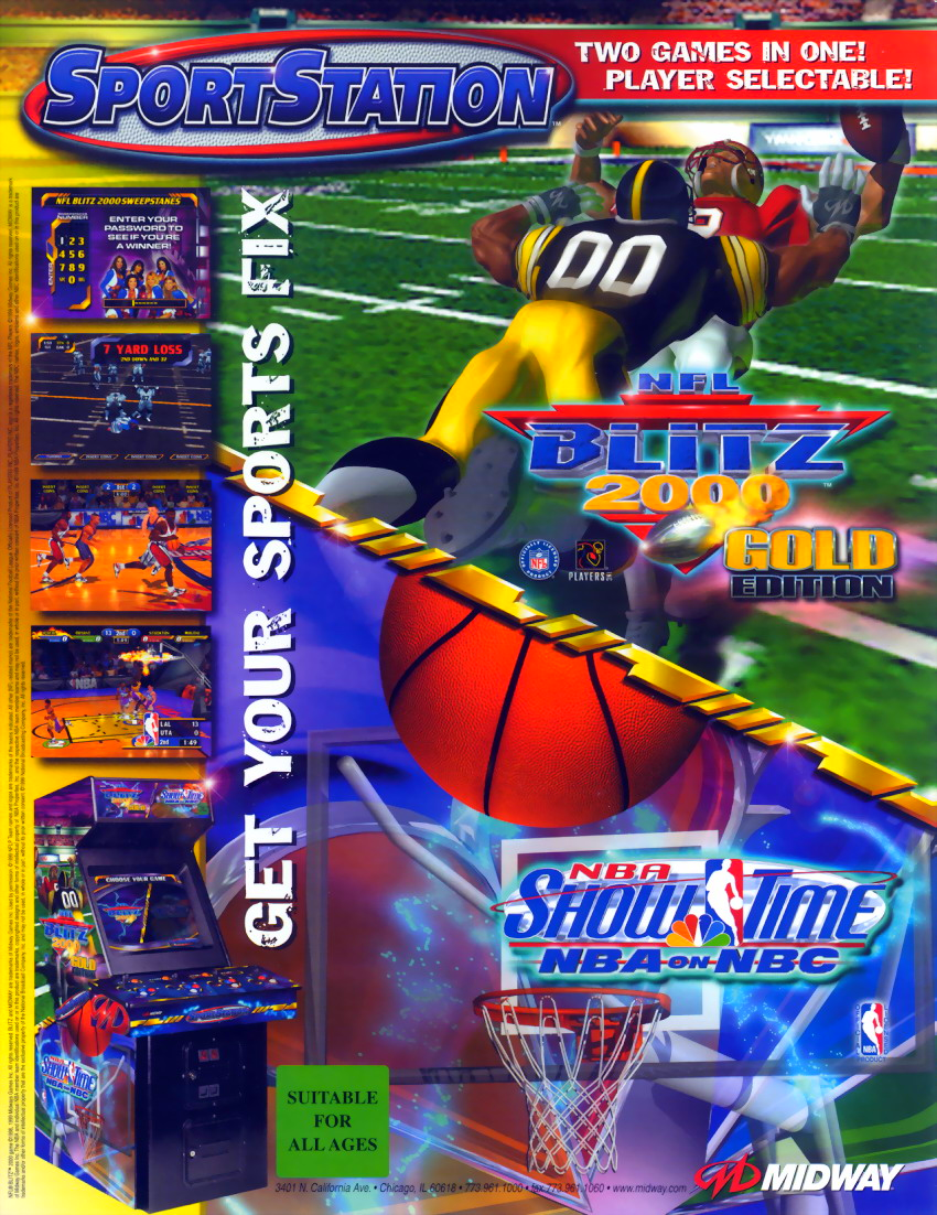 Nba Showtime Gold / Nfl Blitz 2000