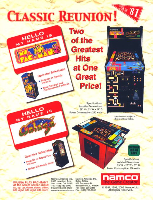 Namco Classic Collection Vol.1