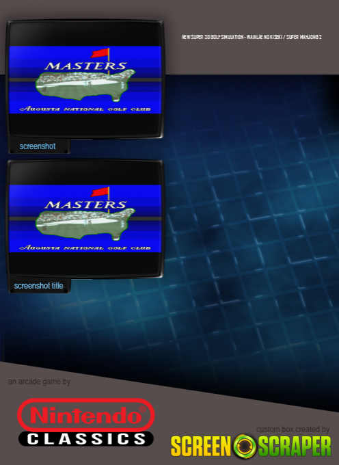 New Super 3d Golf Simulation - Waialae No Kiseki / Super Mahjong 2 dos