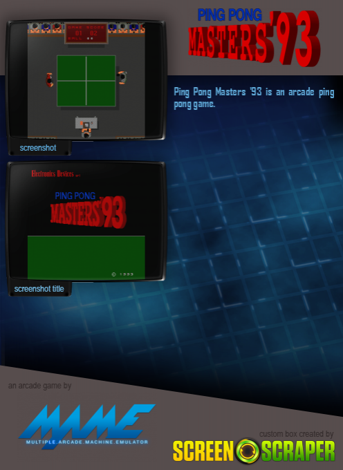 Ping Pong Masters '93 dos