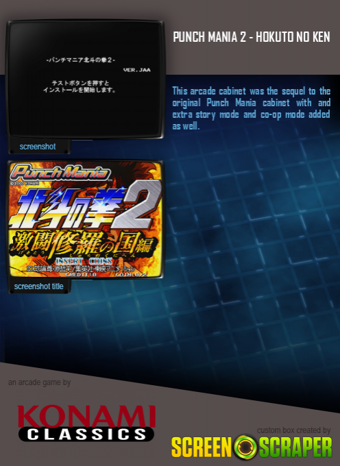 Punch Mania 2 - Hokuto No Ken dos
