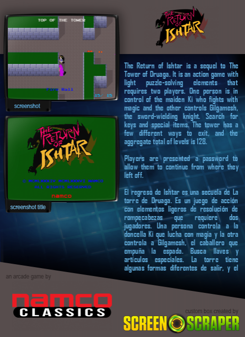 Return Of Ishtar, The dos