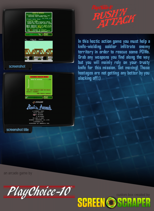 Rush'n Attack (playchoice-10) dos