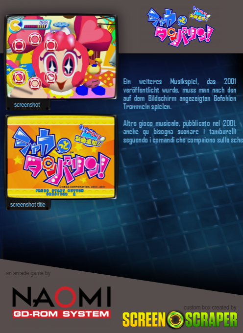 Shakatto Tambourine - Motto Norinori Shinkyoku Tsuika - Dos