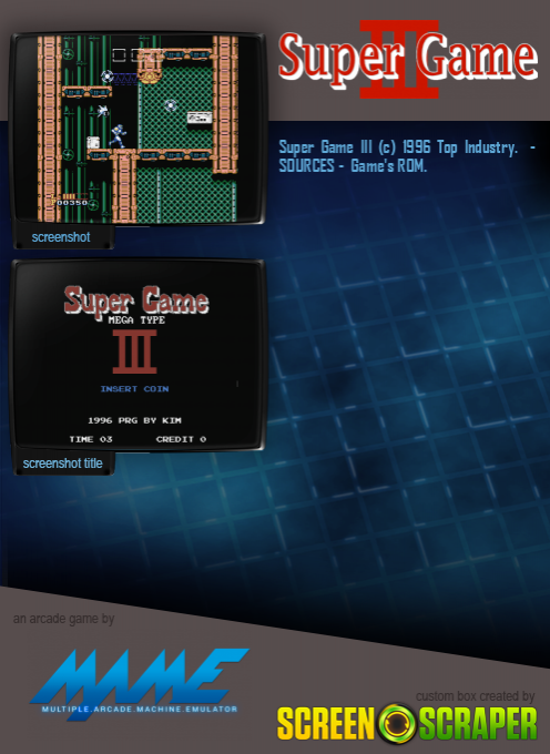 Super Game (Sega Master System Multi-game bootleg, 01 Final Bubble Bobble) - Dos