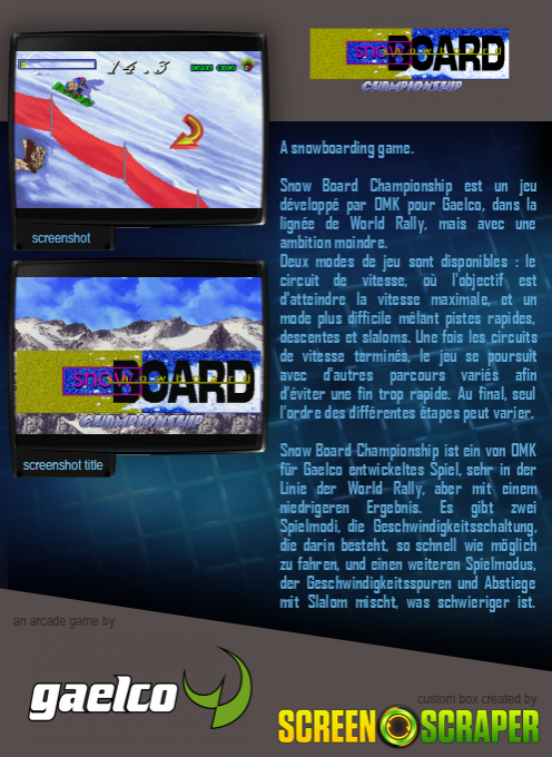 Snow Board Championship dos