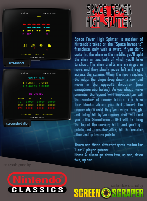 Space Fever High Splitter - Dos