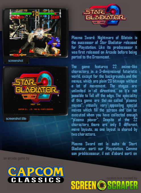 Star Gladiator 2: Nightmare of Bilstein dos
