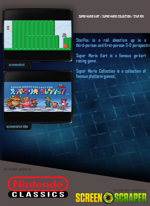 Super Mario Kart / Super Mario Collection / Star Fox - Dos