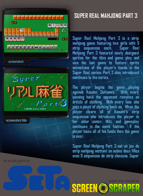 Super Real Mahjong - Dos