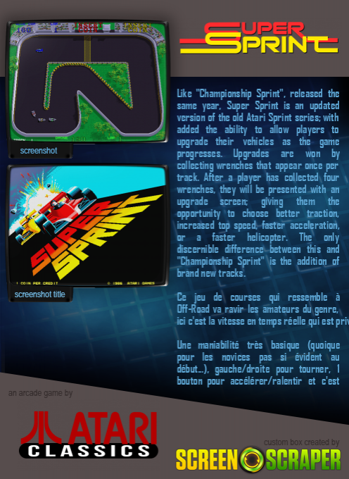 Super Sprint - Dos
