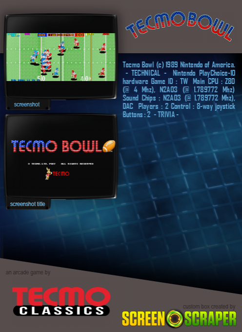 Tecmo Bowl dos