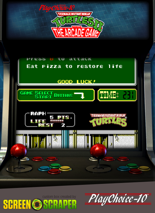 Teenage Mutant Ninja Turtles 2 - The Arcade Game (playchoice-10)