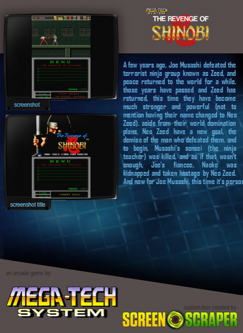 The Revenge of Shinobi (mega-tech) - Dos
