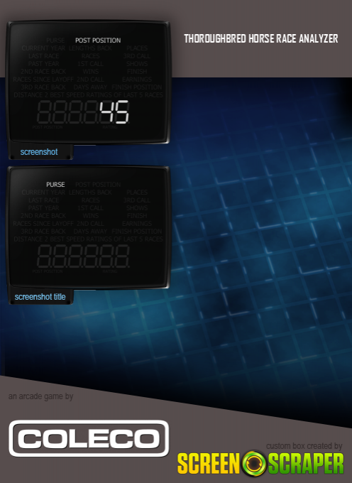 Thoroughbred Horse Race Analyzer - Dos