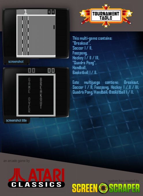 Tournament Table - Dos