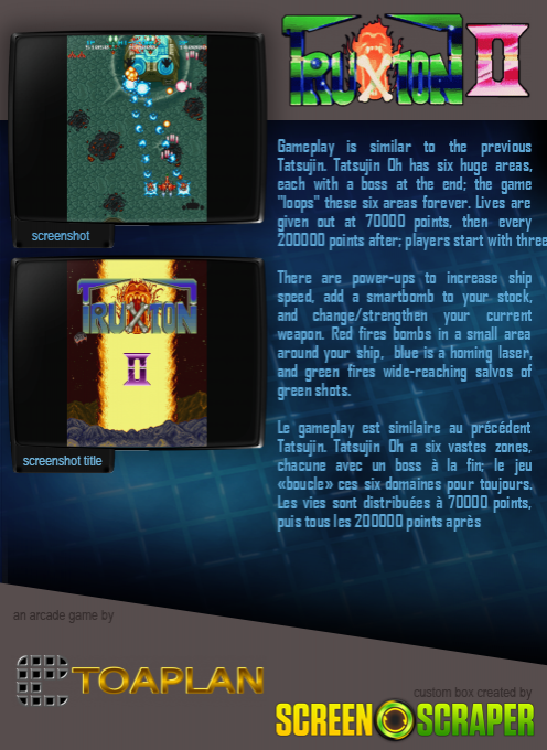 Truxton 2 / Tatsujin Oh - Dos