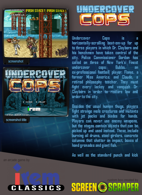 Undercover Cops - Dos