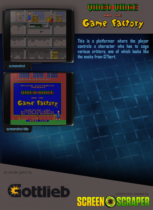 Video Vince And The Game Factory - Dos