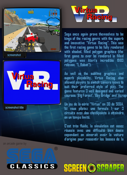 Virtua Racing - Dos
