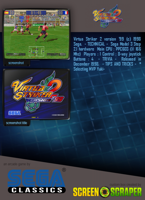 Virtua Striker 2 '99.1 dos