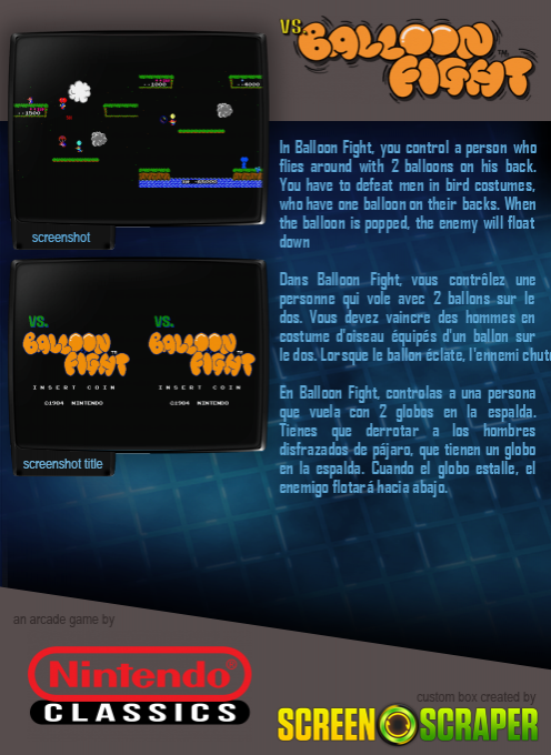 Vs. Balloon Fight - Dos